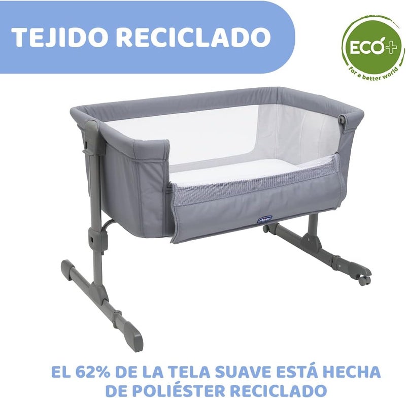 Chicco Next2Me Essential Co-sleeping Crib 0-6m, Stone Re_Lux - Image 3